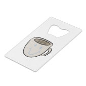Coffee Mug Smile クレジットカード栓抜き (正面アングル)