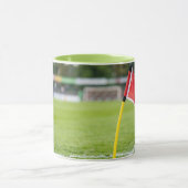 Coffee Mug Soccer Field Corner Flag Sport Fan Gift マグカップ (中央)