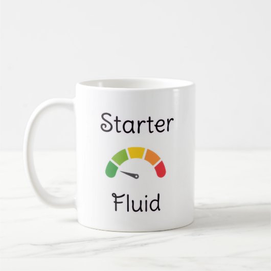 Coffee Mug "Starter Fluid" コーヒーマグカップ (左)