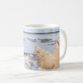 Coffee Mug Two Chickens Mug コーヒーマグカップ (正面右)