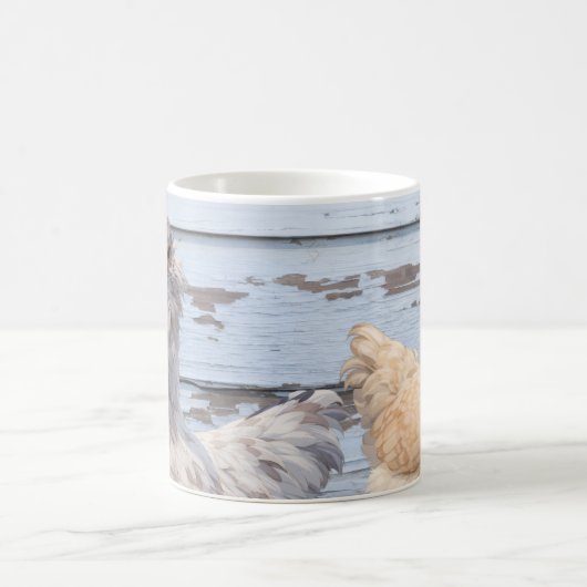 Coffee Mug Two Chickens Mug コーヒーマグカップ (中央)