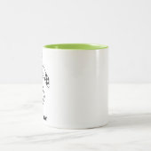 Coffee Mug, "Un Cafecito Por Favor", cute design ツートーンマグカップ (中央)