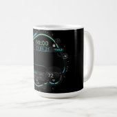 Coffee Mug with a Humorous Digital Design コーヒーマグカップ (正面右)