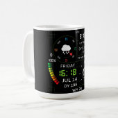 Coffee Mug with a Humorous Digital Design コーヒーマグカップ (正面左)