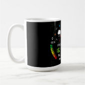 Coffee Mug with a Humorous Digital Design コーヒーマグカップ (左)