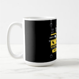 Coffee Mug with a Humorous Digital Design コーヒーマグカップ