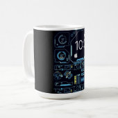 Coffee Mug with a Humorous Digital Design コーヒーマグカップ (正面左)