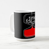 Coffee Mug with a Humorous Digital Design コーヒーマグカップ (正面左)