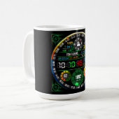 Coffee Mug with a Humorous Digital Design コーヒーマグカップ (正面左)