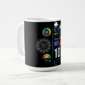 Coffee Mug with a Humorous Digital Design コーヒーマグカップ (正面左)