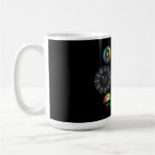 Coffee Mug with a Humorous Digital Design コーヒーマグカップ (左)