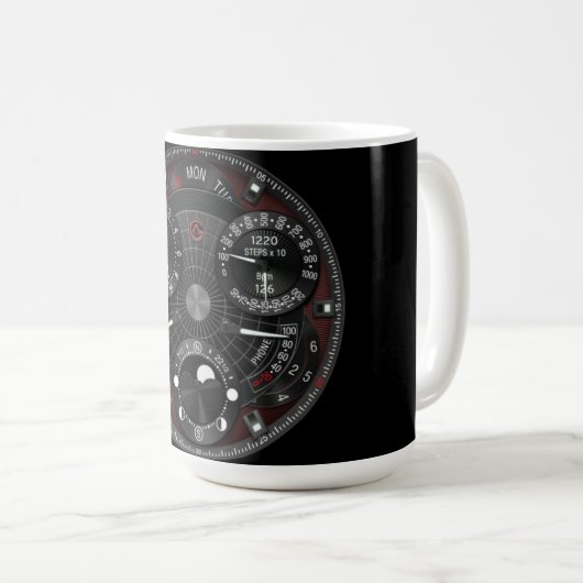 Coffee Mug with a Humorous Digital Design コーヒーマグカップ (正面右)