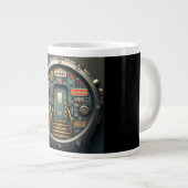 Coffee Mug with a Humorous Digital Design ジャンボコーヒーマグカップ (正面右)