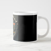 Coffee Mug with a Humorous Digital Design ジャンボコーヒーマグカップ (右)