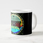 Coffee Mug with a Humorous Digital Design ジャンボコーヒーマグカップ (正面右)