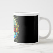 Coffee Mug with a Humorous Digital Design ジャンボコーヒーマグカップ (右)