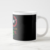 Coffee Mug with a Humorous Digital Design ジャンボコーヒーマグカップ (右)