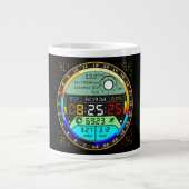 Coffee Mug with a Humorous Digital Design ジャンボコーヒーマグカップ (正面)