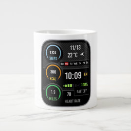 Coffee Mug with a Humorous Digital Design ジャンボコーヒーマグカップ