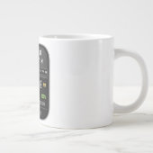 Coffee Mug with a Humorous Digital Design ジャンボコーヒーマグカップ (右)