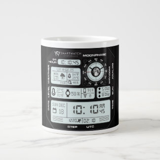 Coffee Mug with a Humorous Digital Design ジャンボコーヒーマグカップ