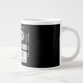 Coffee Mug with a Humorous Digital Design ジャンボコーヒーマグカップ (右)