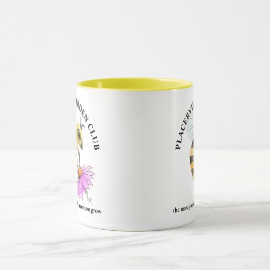 Coffee Mug with Bee design マグカップ (中央)