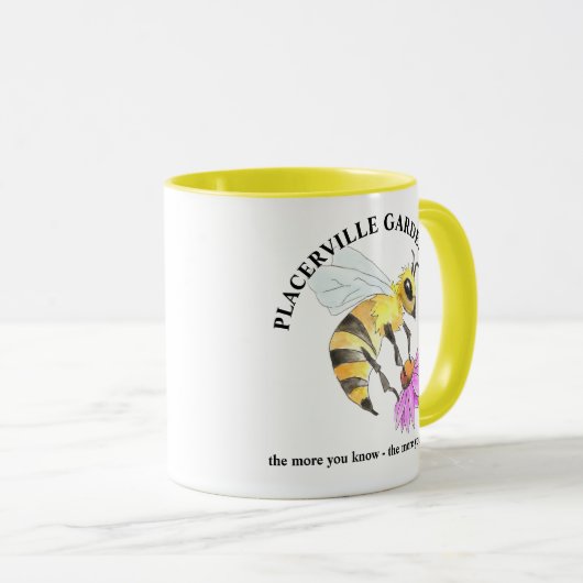Coffee Mug with Bee design マグカップ (正面右)