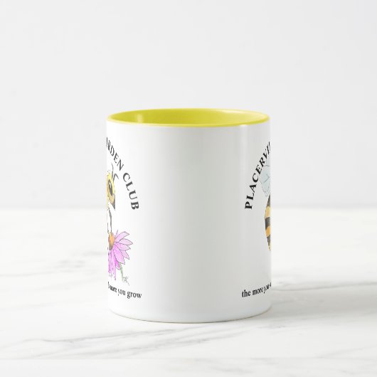 Coffee Mug with Bee design マグカップ (中央)