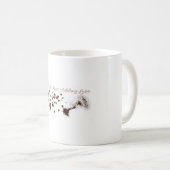 Coffee Mug with Design. コーヒーマグカップ (正面右)