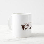 Coffee Mug with Design. コーヒーマグカップ (正面左)