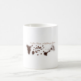 Coffee Mug with Design. コーヒーマグカップ