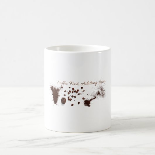 Coffee Mug with Design. コーヒーマグカップ (中央)