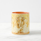 Coffee Mug with elephants, zoo animals マグカップ (中央)