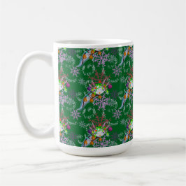 coffee mug with festive axolotl コーヒーマグカップ