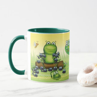 Coffee Mug with frogs design マグカップ
