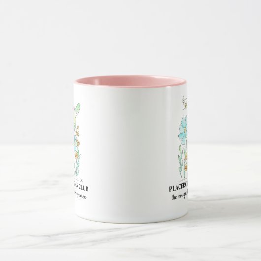 Coffee Mug with Garden design マグカップ (中央)