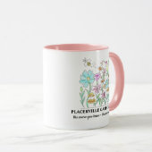 Coffee Mug with Garden design マグカップ (正面右)