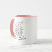 Coffee Mug with Garden design マグカップ (正面左)