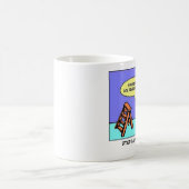 Coffee Mug With Hilarious Pun (Step Ladder) コーヒーマグカップ (中央)
