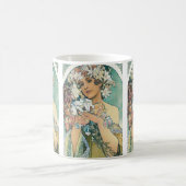 Coffee mug with Mucha design コーヒーマグカップ (中央)