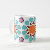 Coffee Mug with Touch of Moroccan Zellige Artistry コーヒーマグカップ (正面左)