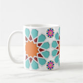Coffee Mug with Touch of Moroccan Zellige Artistry コーヒーマグカップ (左)