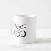 Coffee mugs Amusing and funny コーヒーマグカップ (正面左)