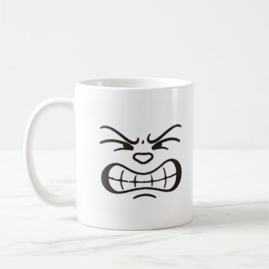 Coffee mugs Amusing and funny コーヒーマグカップ (左)