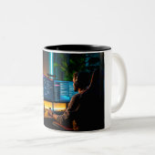 Coffee mugs for programmers. ツートーンマグカップ (正面右)