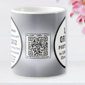 Coffee Mugs with Company LOGO, QR CODE, PHOTO コーヒーマグカップ