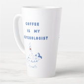 Coffee, My Quiet Therapist カフェラテマグ (左アングル)