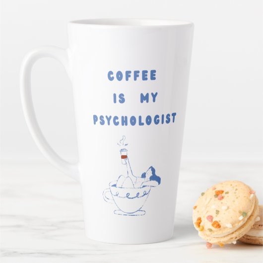 Coffee, My Quiet Therapist カフェラテマグ (インサイチュ)