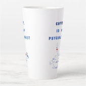 Coffee, My Quiet Therapist カフェラテマグ (正面)